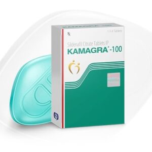 Kamagra 100mg verpakking met pil
